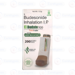 Budesonide inhaler for asthma symptom management