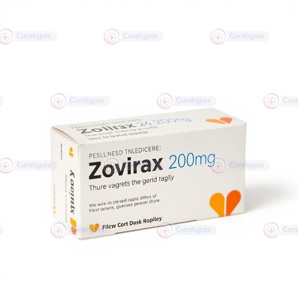 Zovirax (Acyclovir) cream for treating herpes outbreaks.