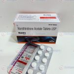 Aygestin (Norethindrone) tablets for menstrual cycle regulation.