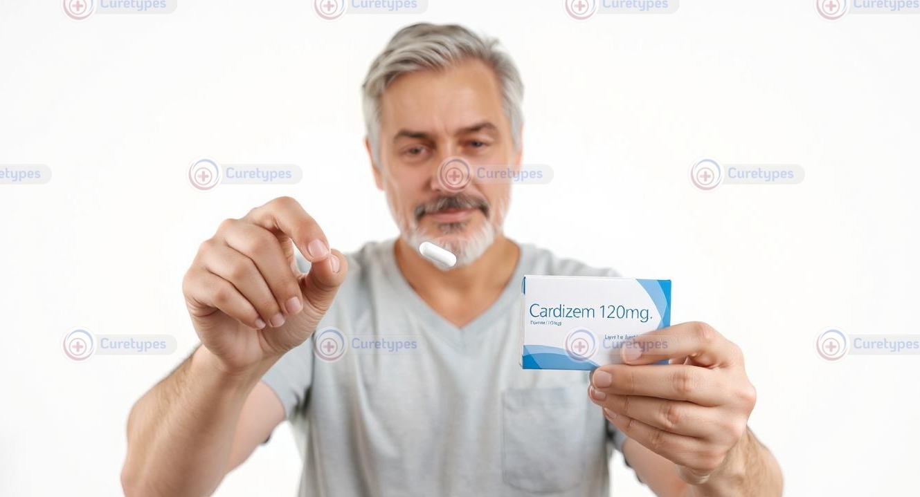 Cardizem tablets with Diltiazem for blood pressure treatment.