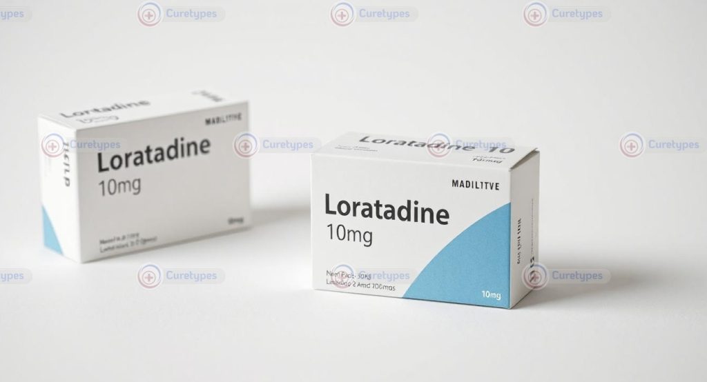 Claritin tablets with Loratadine for quick allergy relief.