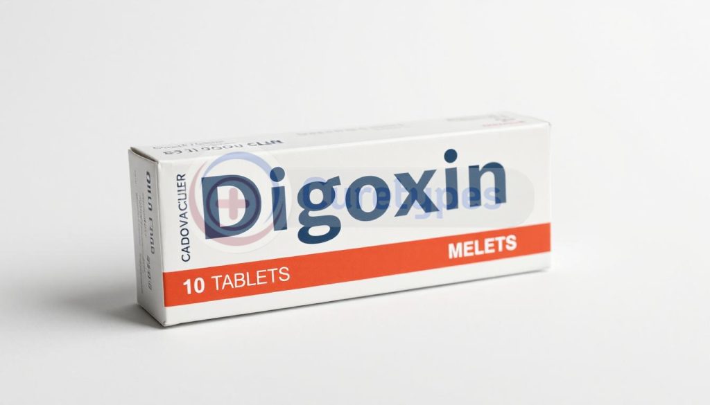 Lanoxin tablets with digoxin for heart condition treatment