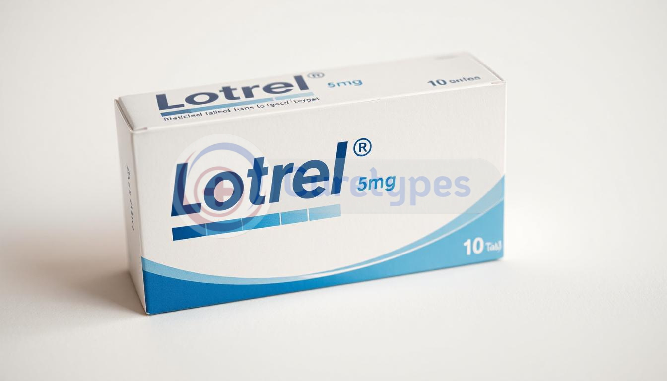 Lotrel capsules containing amlodipine and benazepril for hypertension