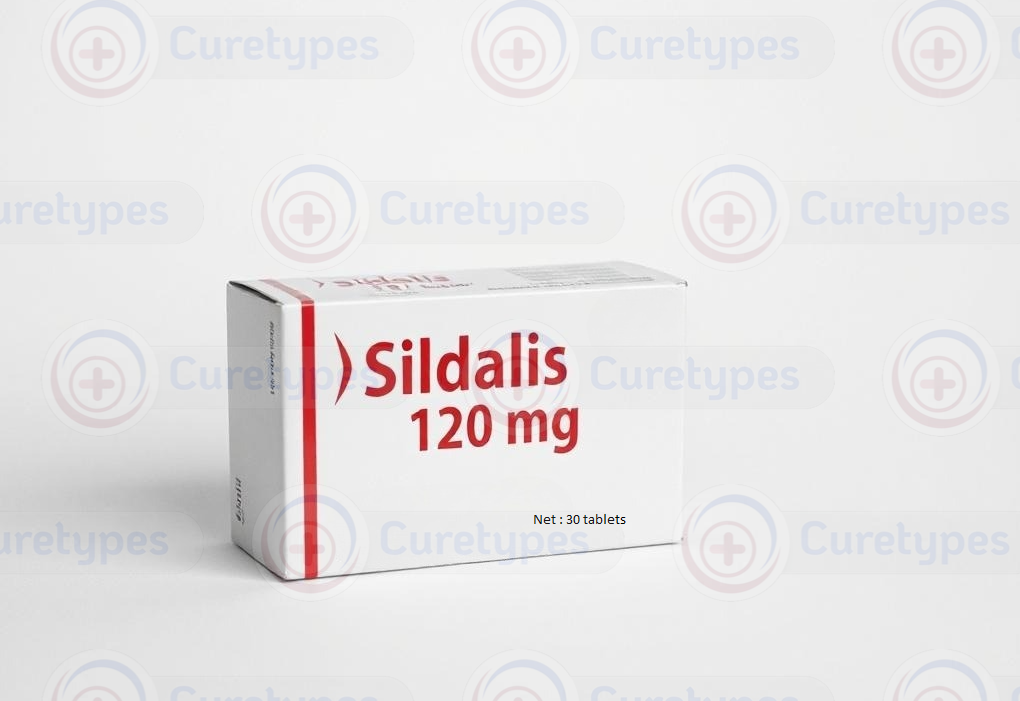 Sildalis tablets containing Sildenafil and Tadalafil for erectile dysfunction treatment.